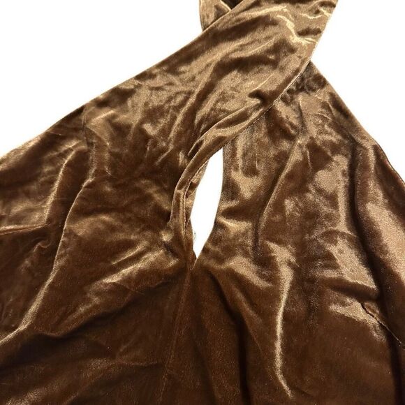 Petal and Pup Celine Velvet Halter Top Brown Sexy Classy - Picture 10 of 10